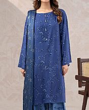 Limelight Blueberry Linen Suit- Pakistani Winter Dress