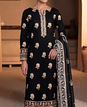 Limelight Black Khaddar Suit- Pakistani Winter Dress