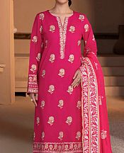 Limelight Cerise Pink Khaddar Suit- Pakistani Winter Clothing