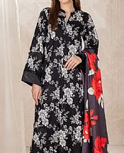 Limelight Black/Off White Khaddar Suit- Pakistani Winter Clothing