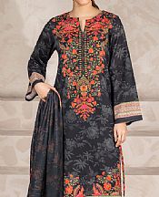Limelight Black Khaddar Suit- Pakistani Winter Clothing
