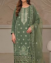 Limelight Leaf Green Velvet Suit- Pakistani Winter Clothing