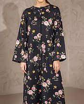Limelight Black Khaddar Kurti- Pakistani Winter Dress