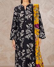 Limelight Black/Off White Khaddar Suit- Pakistani Winter Clothing