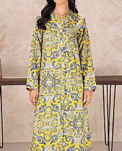 Limelight Yellow/Grey Khaddar Suit (2 Pcs)- Pakistani Winter Dress