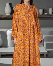 Limelight Mustard Khaddar Suit (2 Pcs)- Pakistani Winter Dress