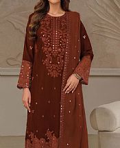 Limelight Chocolate Velvet Suit- Pakistani Winter Dress