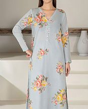 Limelight Light Blue Khaddar Kurti- Pakistani Winter Clothing