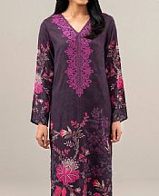 Limelight Purple Taupe Satin Suit (2 pcs)- Pakistani Winter Clothing