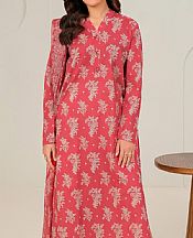 Pastel Red Lawn Suit