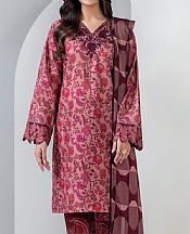 Limelight Tea Pink Khaddar Suit- Pakistani Winter Dress