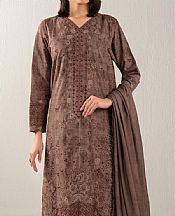 Limelight Beige Khaddar Suit- Pakistani Winter Dress