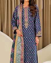 Nile Blue Lawn Suit
