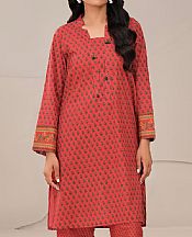 Carmine Pink Lawn Suit (2 Pcs)