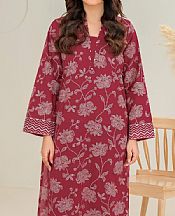 Deep Carmine Lawn Suit (2 Pcs)