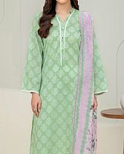 Light Green Lawn Suit (2 Pcs)