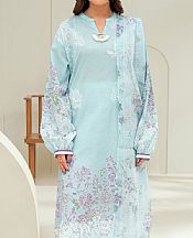 Sky Blue Lawn Suit (2 Pcs)