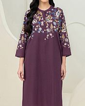 Plum Lawn Suit (2 Pcs)