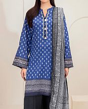 Blue Lawn Suit (2 Pcs)