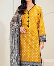 Mustard Lawn Suit (2 Pcs)