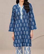 Blue Lawn Suit (2 Pcs)