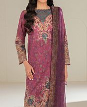 Limelight Light Burgundy Lawn Suit- Pakistani Lawn Dress