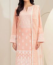 Peach Lawn Suit