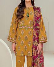 Limelight Mustard Lawn Suit- Pakistani Designer Lawn Suits