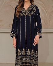 Limelight Navy Blue Velvet Suit (2 Pcs)- Pakistani Winter Clothing