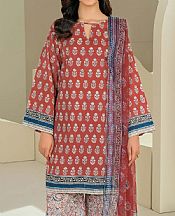 Limelight Pale Carmine Lawn Suit- Pakistani Designer Lawn Suits