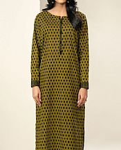 Limelight Olive/Black Khaddar Suit (2 pcs)- Pakistani Winter Dress