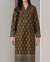 Limelight Brown Khaddar Suit (2 pcs)- Pakistani Winter Dress