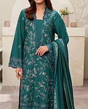 Limelight Sea Green Khaddar Suit- Pakistani Winter Dress