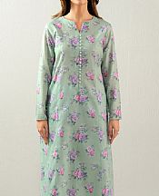 Limelight Summer Green Khaddar Kurti- Pakistani Winter Dress