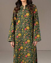 Limelight Green Khaddar Kurti- Pakistani Winter Clothing