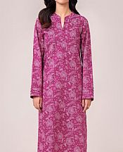 Limelight Raspberry Rose Khaddar Kurti- Pakistani Winter Dress