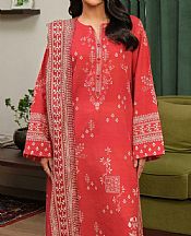Limelight Pale Red Khaddar Suit (2 pcs)- Pakistani Winter Dress
