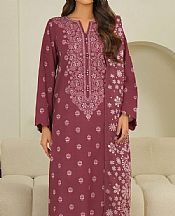 Limelight Dusty Rose Khaddar Suit (2 pcs)- Pakistani Winter Clothing