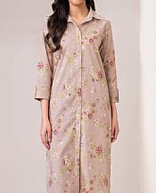 Limelight Cavern Pink Khaddar Kurti- Pakistani Winter Clothing