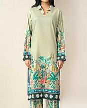 Limelight Green Mist Khaddar Suit (2 pcs)- Pakistani Winter Clothing