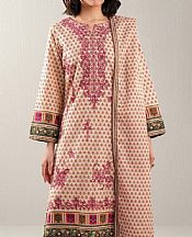 Limelight Peach Khaddar Suit- Pakistani Winter Dress
