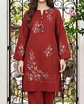 Limelight Red Lawn Kurti- Pakistani Lawn Dress