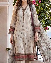 Beige Lawn Suit