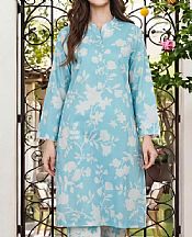 Baby Blue Lawn Suit (2 Pcs)