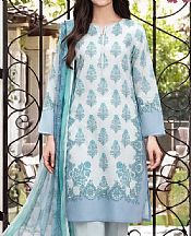 Sky Blue Lawn Suit (2 Pcs)