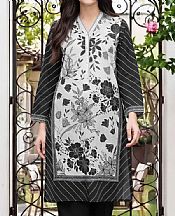Limelight White/Blck Lawn Kurti- Pakistani Lawn Dress