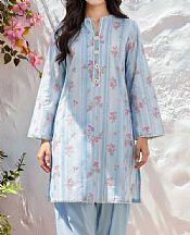 Light Blue Lawn Suit (2 Pcs)