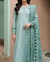 Limelight Pale Aqua Khaddar Suit- Pakistani Winter Clothing