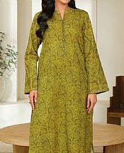 Limelight Olive Khaddar Kurti- Pakistani Winter Dress
