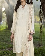 Lsm Off White Cashmi Wool Suit- Pakistani Winter Dress